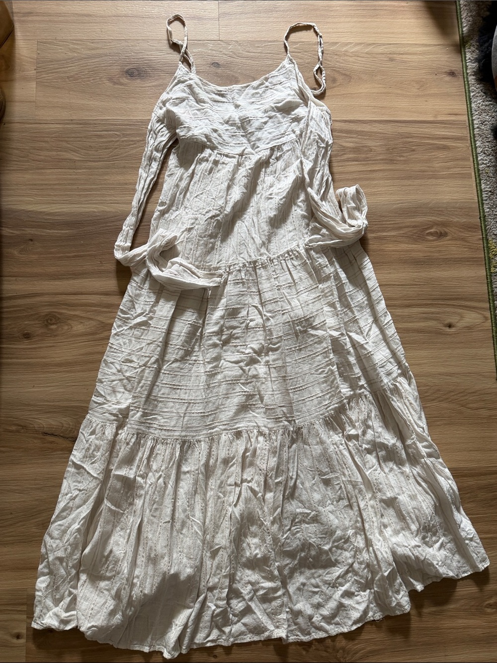 l*space White Spaghetti Strap Maxi Dress